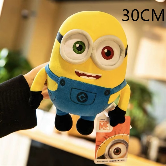 Cute Minions Movie Characters Yellow Plush Toys Bob Stuart In Jeans Soft Dolls Toys Hobbies - Monkey Noodle